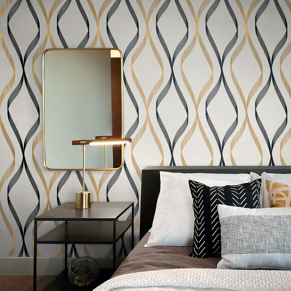 
                  
                    Geometric wallpaper bedroom ET11806 from Seabrook Designs
                  
                