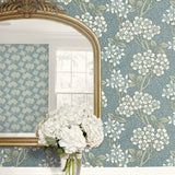 Floral wallpaper decor ET12004 from the Arts & Crafts collection by Etten Studios
