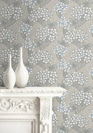 Floral wallpaper decor ET12005 from the Arts & Crafts collection by Etten Studios