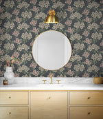 Floral wallpaper bathroom ET12010 from the Arts & Crafts collection by Etten Studios