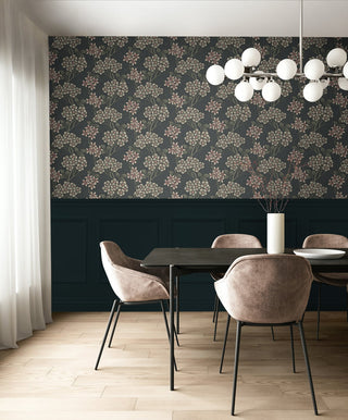 Floral wallpaper dining room ET12010 from the Arts & Crafts collection by Etten Studios