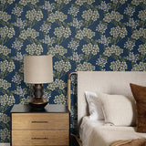 Floral wallpaper bedroom ET12012 from the Arts & Crafts collection by Etten Studios