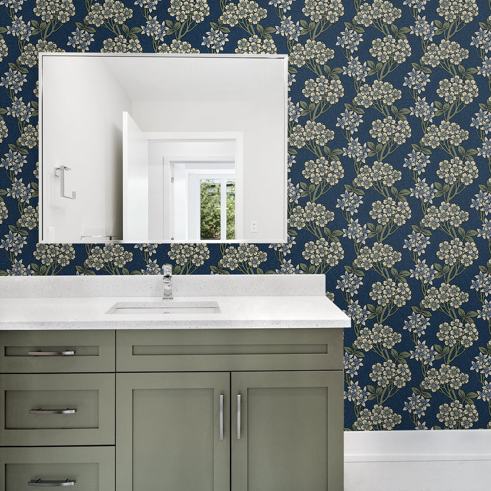
                  
                    Floral wallpaper bathroom ET12012 from the Arts & Crafts collection by Etten Studios
                  
                