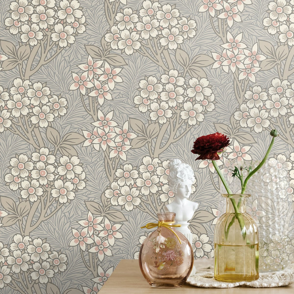 
                  
                    Floral wallpaper decor ET12016 from the Arts & Crafts collection by Etten Studios
                  
                