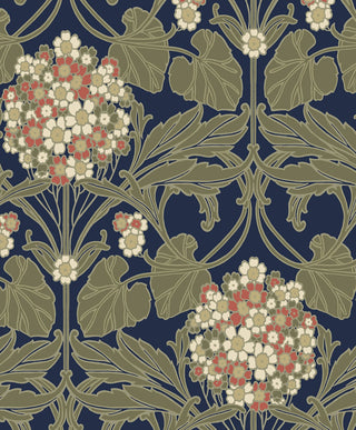 Floral vintage wallpaper ET12102 from Seabrook Designs