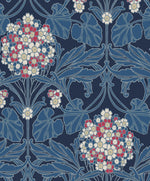 Floral vintage wallpaper ET12112 from Seabrook Designs
