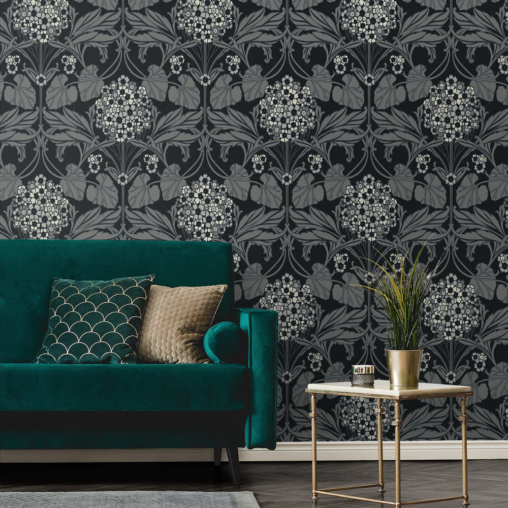 
                  
                    Floral vintage wallpaper living room ET12120 from Seabrook Designs
                  
                
