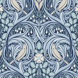 Bird ogee vintage wallpaper ET12202 from the Victorian Garden collection by Seabrook Designs