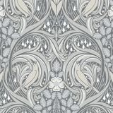 Bird ogee vintage wallpaper ET12210 from the Victorian Garden collection by Seabrook Designs
