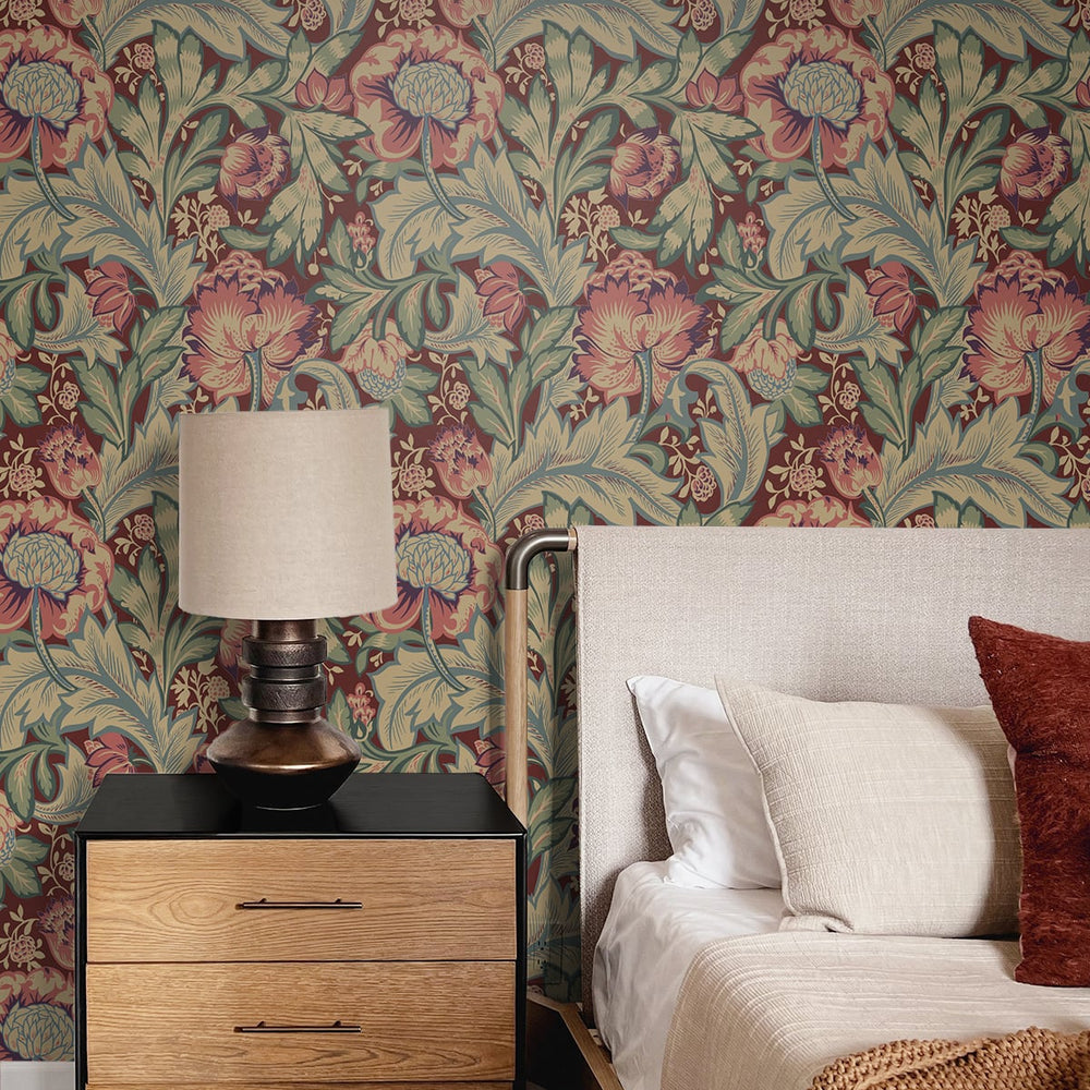 
                  
                    Floral vintage wallpaper bedroom ET12301 from the Victorian Garden collection by Seabrook Designs
                  
                