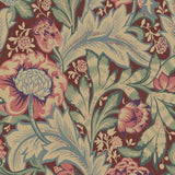 Floral vintage wallpaper ET12301 from the Victorian Garden collection by Seabrook Designs