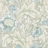 Floral vintage wallpaper ET12304 from the Victorian Garden collection by Seabrook Designs