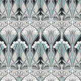 Vintage damask wallpaper ET12404 from the Victorian Garden collection by Seabrook Designs