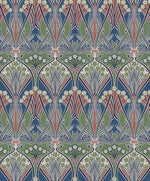 Vintage damask wallpaper ET12412 from the Victorian Garden collection by Seabrook Designs