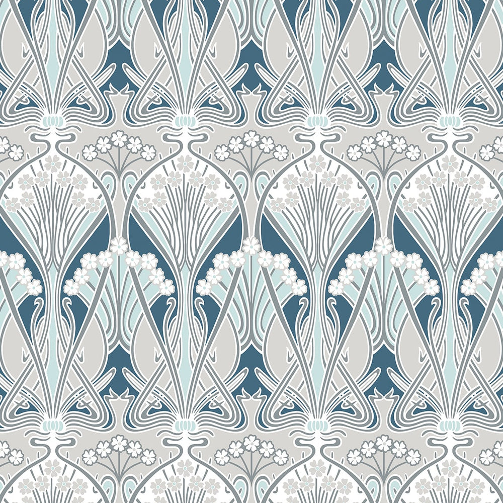 
                  
                    Vintage damask wallpaper ET12414 from the Victorian Garden collection by Seabrook Designs
                  
                