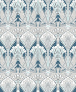 Vintage damask wallpaper ET12414 from the Victorian Garden collection by Seabrook Designs