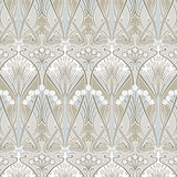 Vintage damask wallpaper ET12424 from the Victorian Garden collection by Seabrook Designs