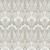 Vintage damask wallpaper ET12424 from the Victorian Garden collection by Seabrook Designs