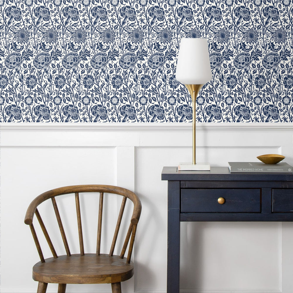 
                  
                    Vintage floral wallpaper decor ET12502 from the Victorian Garden collection by Seabrook Designs
                  
                
