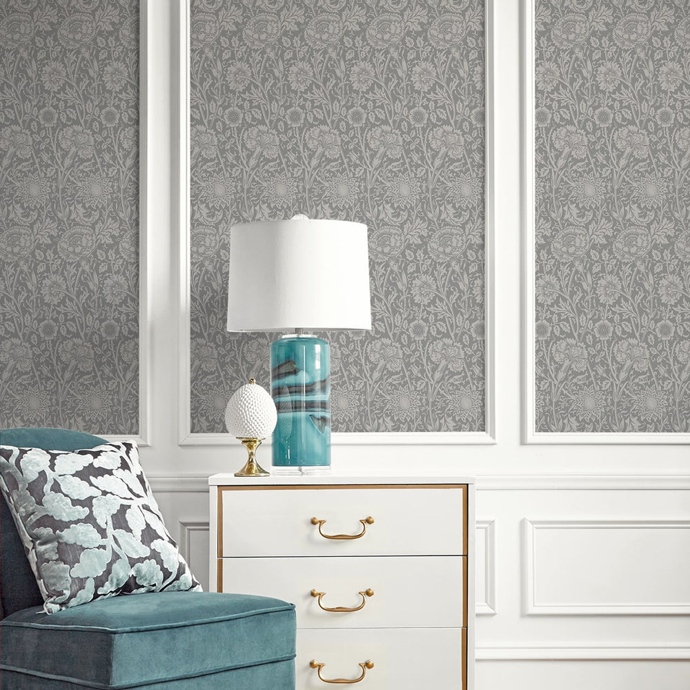
                  
                    Vintage floral wallpaper living room ET12507 from the Victorian Garden collection by Seabrook Designs
                  
                