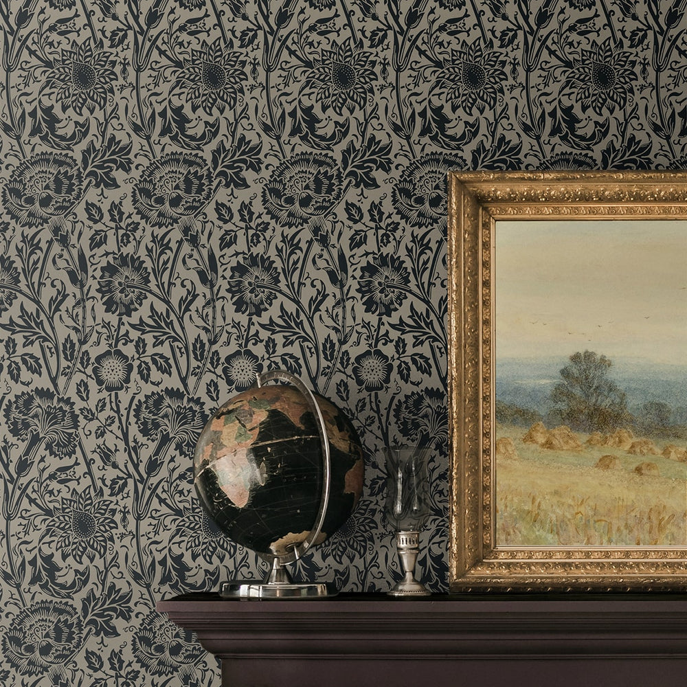 
                  
                    Vintage floral wallpaper decor ET12518 from the Victorian Garden collection by Seabrook Designs
                  
                