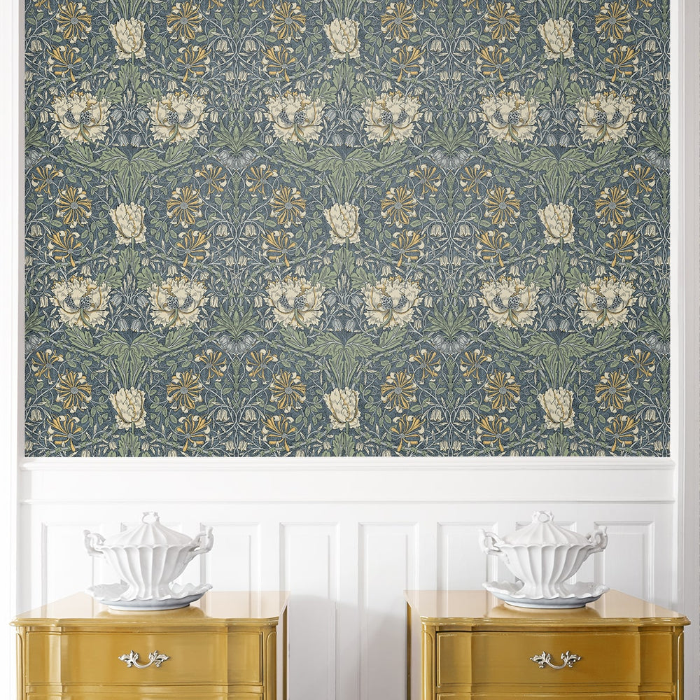 
                  
                    Vintage floral wallpaper entryway ET12602 from the Victorian Garden collection by Seabrook Designs
                  
                