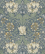 Vintage floral wallpaper ET12602 from the Victorian Garden collection by Seabrook Designs