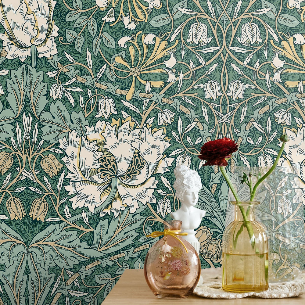 
                  
                    Vintage floral wallpaper decor ET12604 from the Victorian Garden collection by Seabrook Designs
                  
                