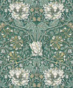 Vintage floral wallpaper ET12604 from the Victorian Garden collection by Seabrook Designs