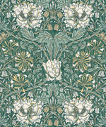 Vintage floral wallpaper ET12604 from the Victorian Garden collection by Seabrook Designs