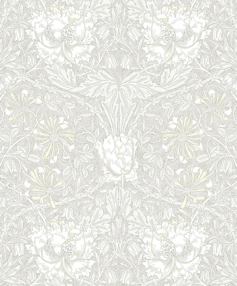 Vintage floral wallpaper ET12605 from the Victorian Garden collection by Seabrook Designs