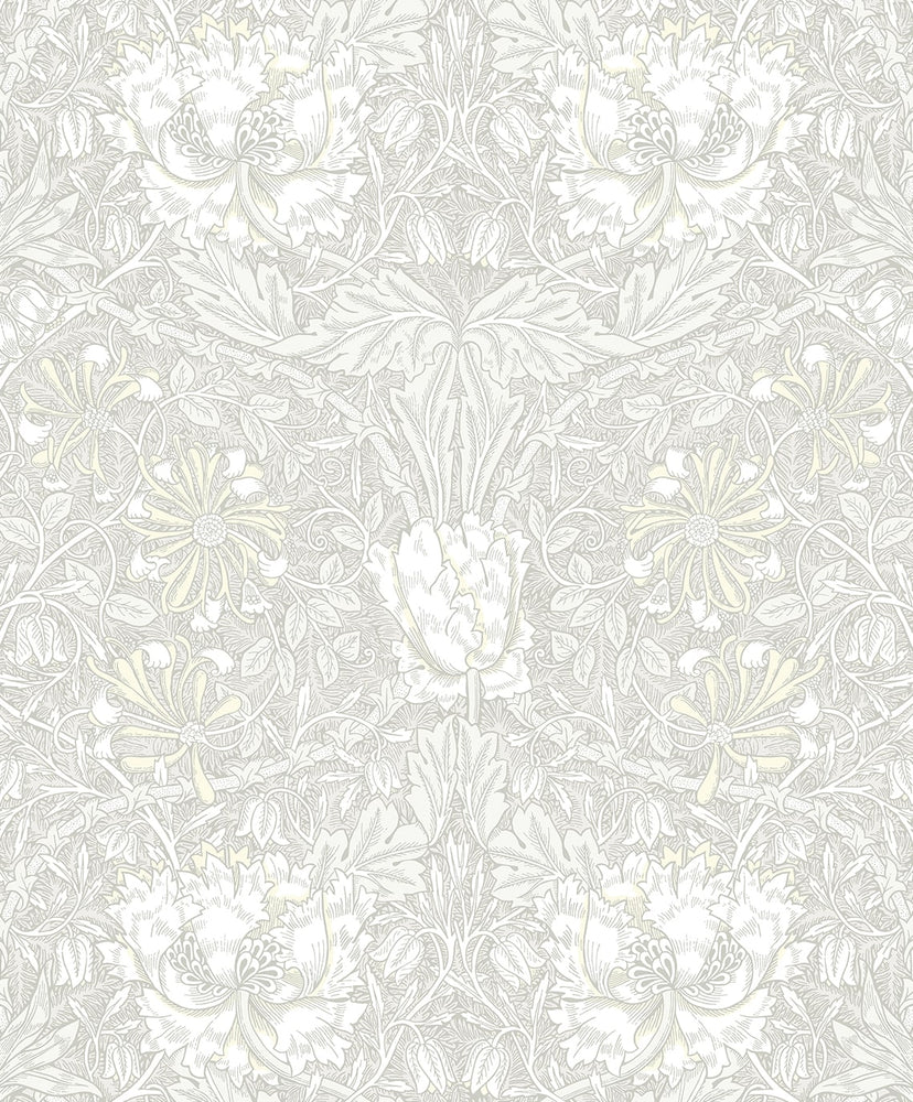 Vintage floral wallpaper ET12605 from the Victorian Garden collection by Seabrook Designs