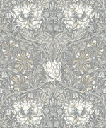 Vintage floral wallpaper ET12607 from the Victorian Garden collection by Seabrook Designs
