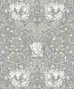 Vintage floral wallpaper ET12607 from the Victorian Garden collection by Seabrook Designs