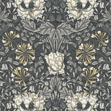 Vintage floral wallpaper ET12608 from the Victorian Garden collection by Seabrook Designs