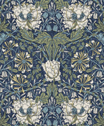 Vintage floral wallpaper ET12612 from the Victorian Garden collection by Seabrook Designs