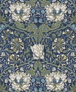Vintage floral wallpaper ET12612 from the Victorian Garden collection by Seabrook Designs