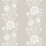 ET12708 floral stripe wallpaper from the Legacy Prints collection by Etten Studios