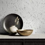 ET12808 leaf wallpaper decor from the Legacy Prints collection by Etten Studios