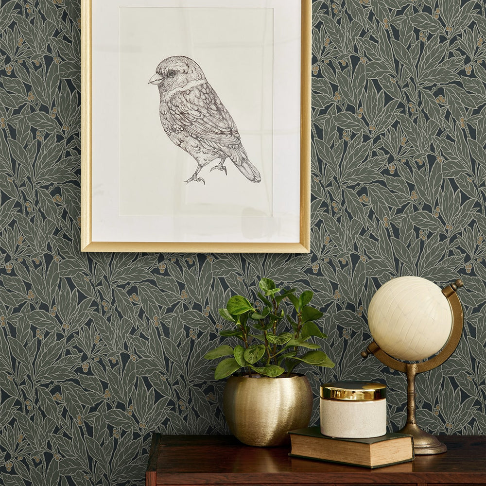 
                  
                    ET12814 leaf wallpaper decor from the Legacy Prints collection by Etten Studios
                  
                