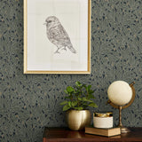 ET12814 leaf wallpaper decor from the Legacy Prints collection by Etten Studios
