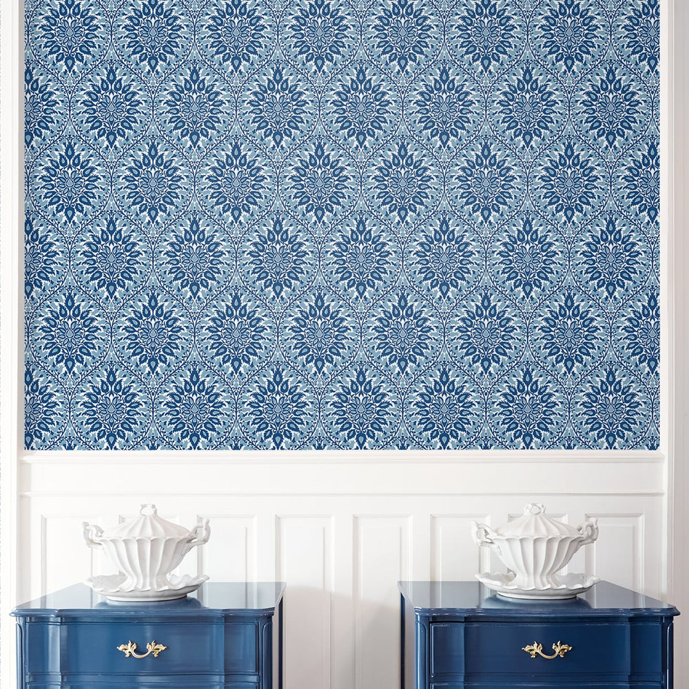 
                  
                    Ogee vintage wallpaper entryway ET12902 from the Arts and Crafts collection by Seabrook Designs
                  
                