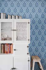 Ogee vintage wallpaper kitchen ET12902 from the Arts and Crafts collection by Seabrook Designs