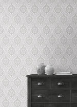 Ogee vintage wallpaper decor ET12908 from the Arts and Crafts collection by Seabrook Designs