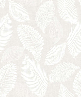 EW10000 tossed leaves botanical wallpaper from the White Heron collection by Etten Studios