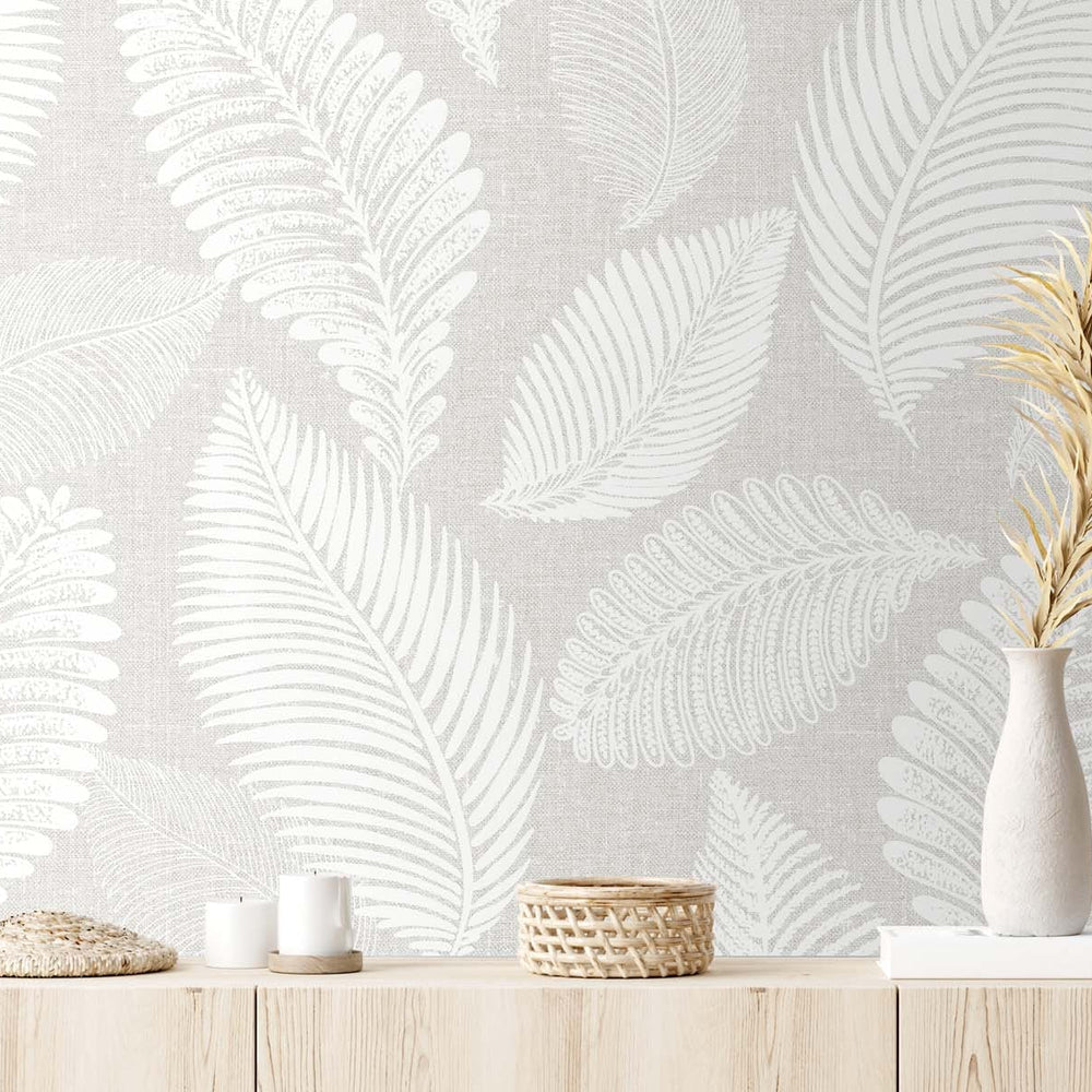 
                  
                    EW10007 tossed leaves botanical wallpaper decor from the White Heron collection by Etten Studios
                  
                