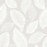EW10007 tossed leaves botanical wallpaper from the White Heron collection by Etten Studios