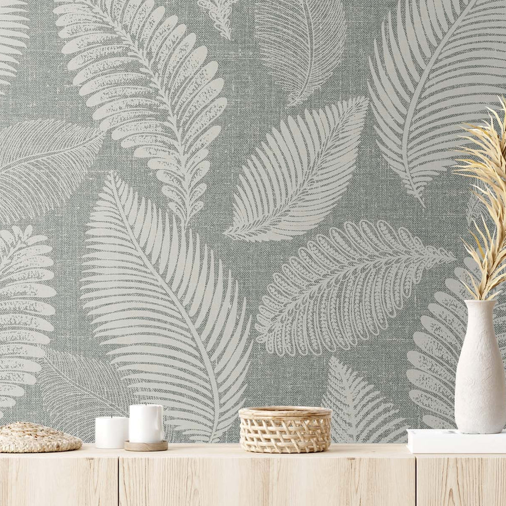 
                  
                    EW10010 tossed leaves botanical wallpaper decor from the White Heron collection by Etten Studios
                  
                