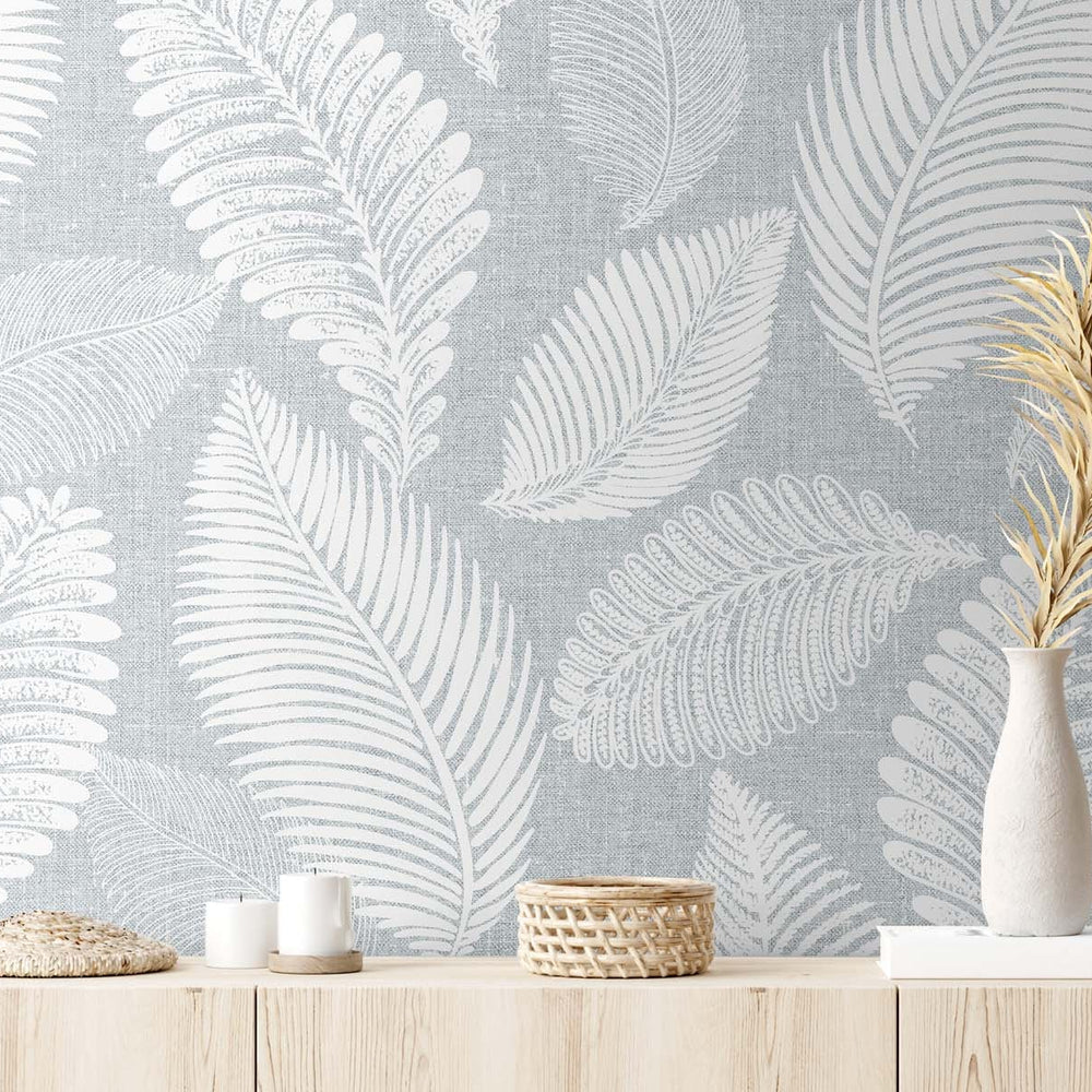 
                  
                    EW10028 tossed leaves botanical wallpaper decor from the White Heron collection by Etten Studios
                  
                