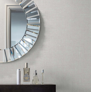 EW10100 faux linen wallpaper decor from the White Heron collection by Etten Studios
